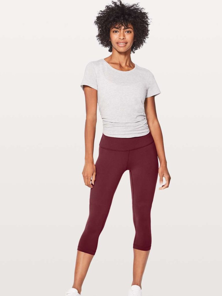 Lululemon Wunder Under Crop (Hi-Rise) 21" - 2 Deep Luxe